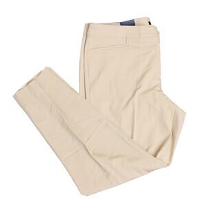 Women's NWT Khaki Mid Rise Chaps Fitted Pants - Size 16W